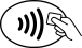 Contactless payment symbol